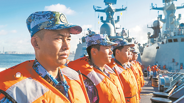 战舰解缆起航 实战化演练拉开战幕