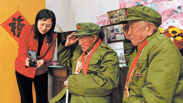 为老兵圆梦、给英雄拜年：“咱们都是有福气的人”