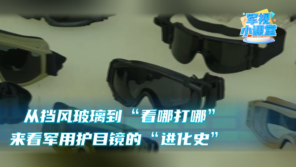 从挡风玻璃到“看哪打哪” 来看军用护目镜的“进化史”