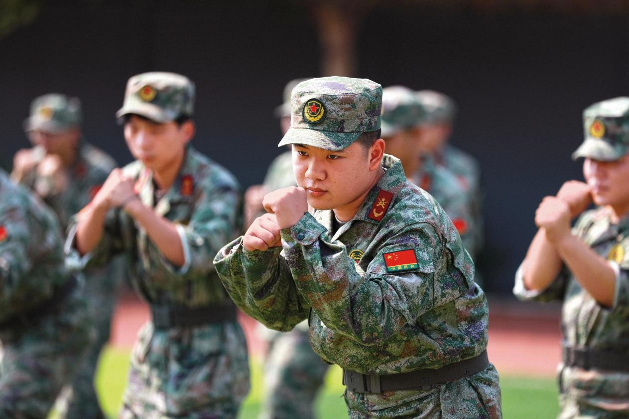 赵县人武部组织开展基干民兵训练1 尹威华