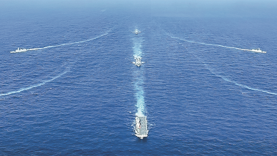 砺剑大洋——海军某支队舰艇编队训练掠影