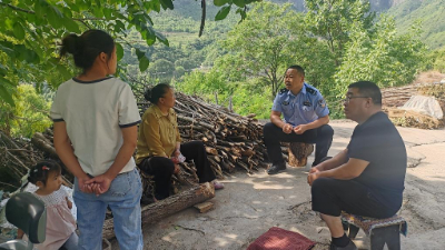 党旗在基层一线高高飘扬丨是民警、是“儿子”——申飞飞在太行山中的一线坚守