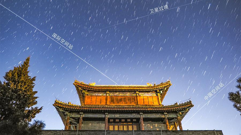 国庆假期星空彩蛋 两大空间站先后闪耀夜空